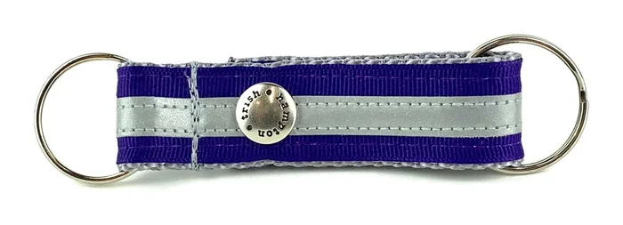 Purple Reflective Snappy Keychain – 415