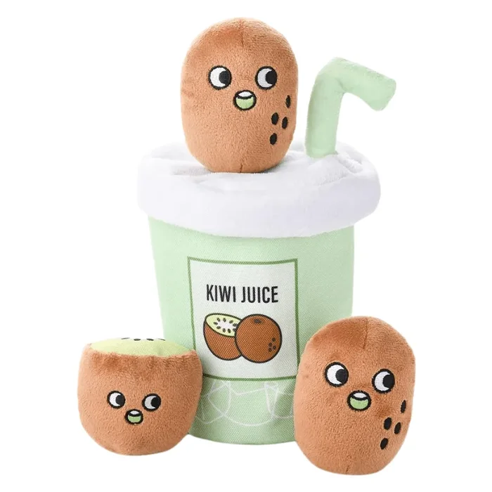 Puzzle Hunter Dog Toy – Green Sunshine – Kiwi Juice