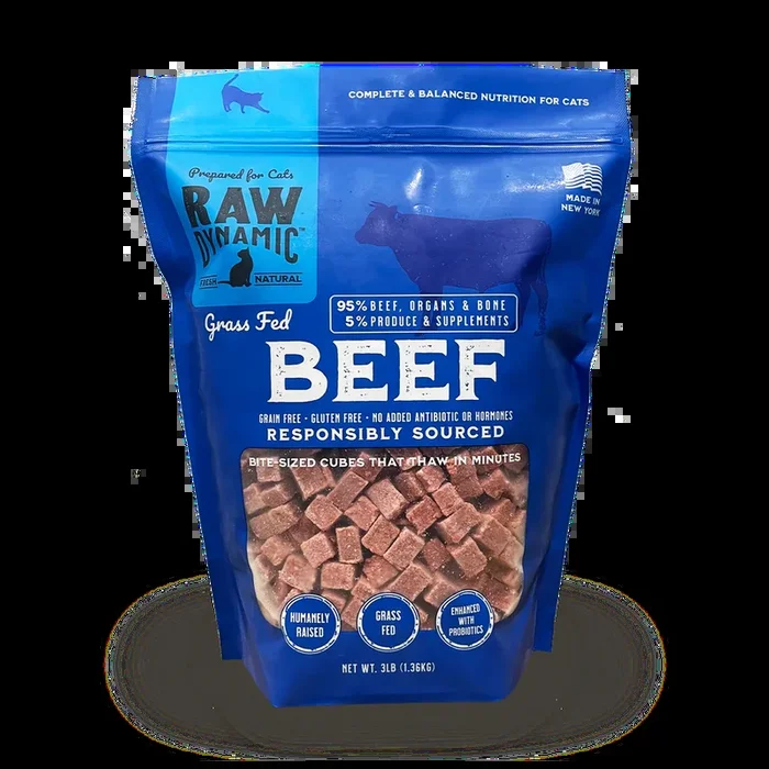 Raw Dynamic Frozen Raw Beef Formula Cat Food