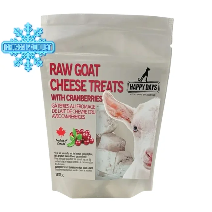 Raw Goat Cheese Treats with Cranberries