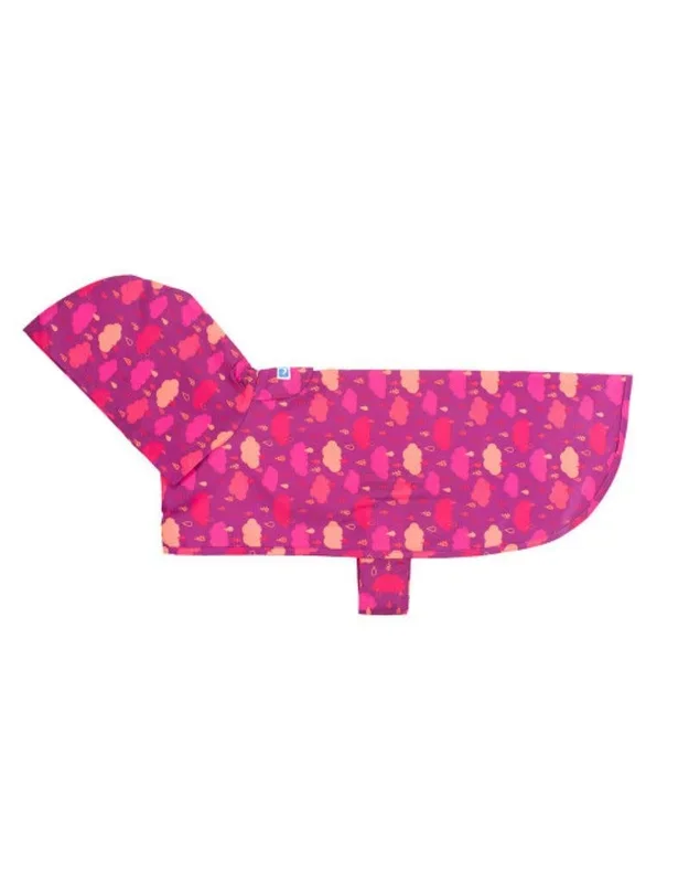 RC PET Packable Poncho Raindrops