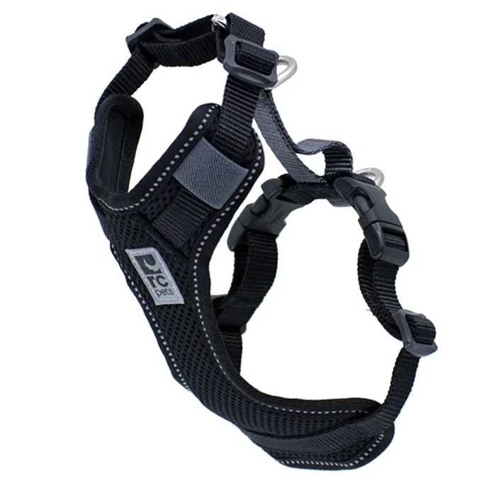 RC Pets Moto Control Harness Girth 25″-35″ Black/Grey Large
