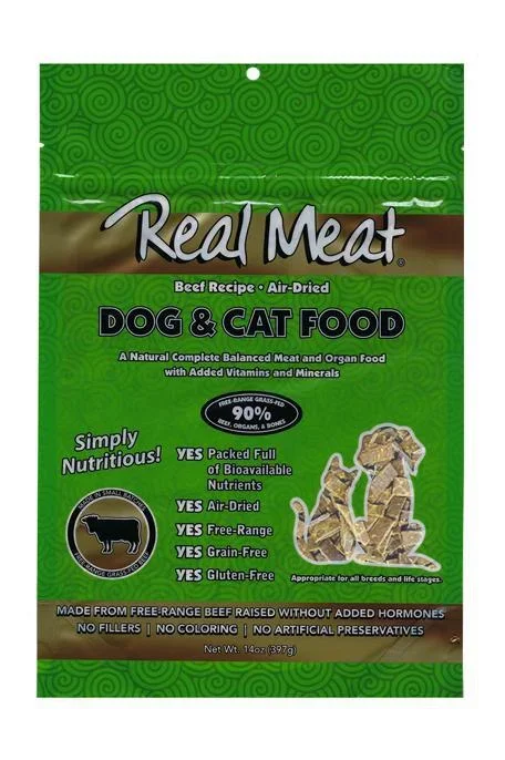 Real Meat Air-Dried Beef Food for Pets