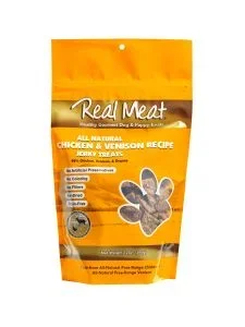 Real Meat Chicken & Venison Jerky Treats