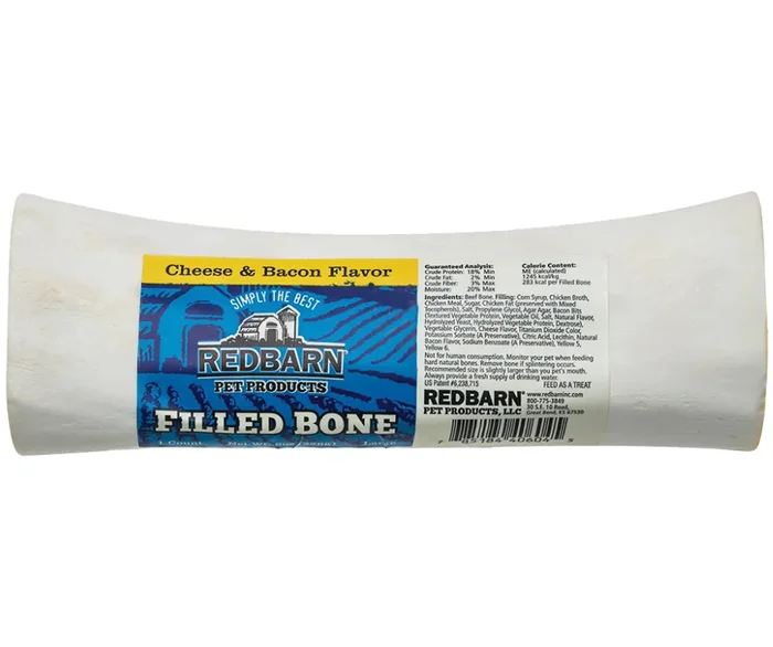Redbarn – Cheese n’ Bacon Filled Bone Dog Treat