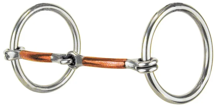 Reinsman Miniature/Pony Copper Mouth O-Ring Snaffle