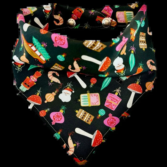 Retro Ornaments Dog Bandana – 1117