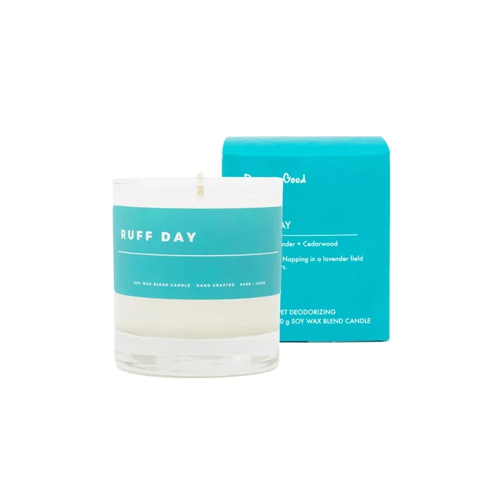 Ruff Day: Lavender + Cedarwood, Soy Wax Blend Candle