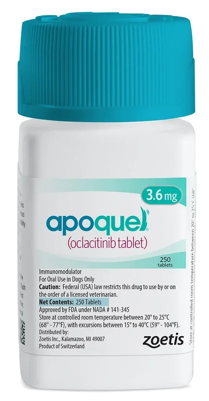 Rx Apoquel (oclacitinib) Chewable Tablets for Dogs