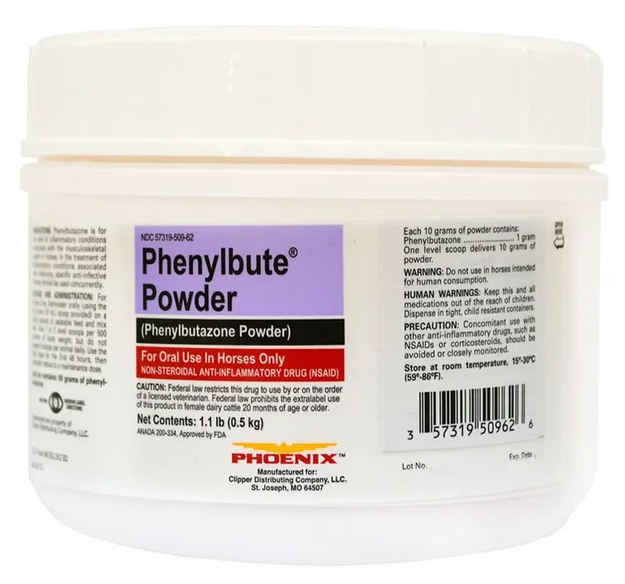 Rx Bute Powder (phenylbutazone) for Horses