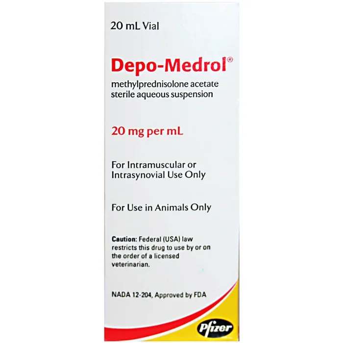 Rx Depo-Medrol® Injection for Dogs, Cats, & Horses