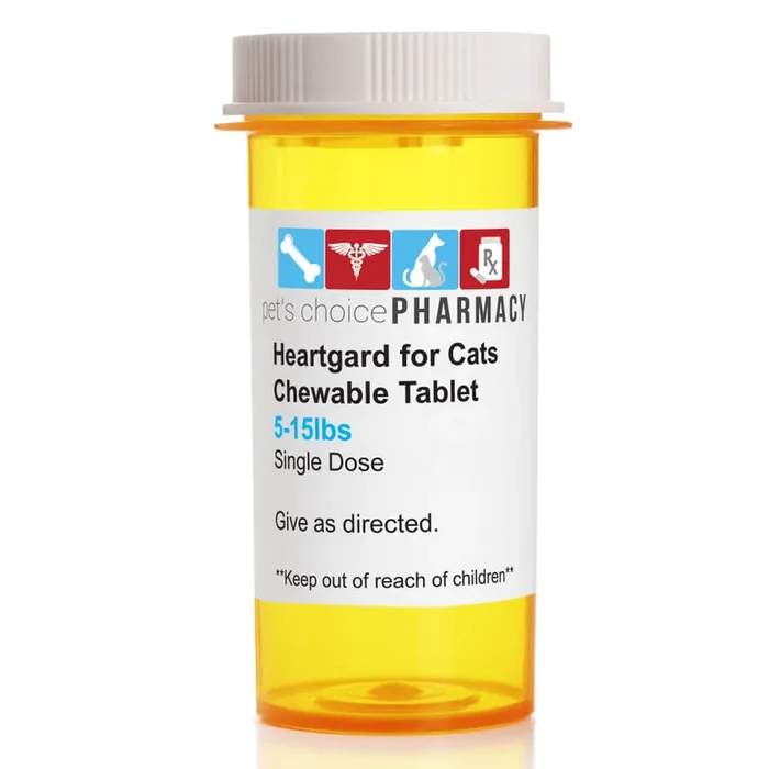Rx Heartgard Chewable Tablets for Cats, 5-15 lb