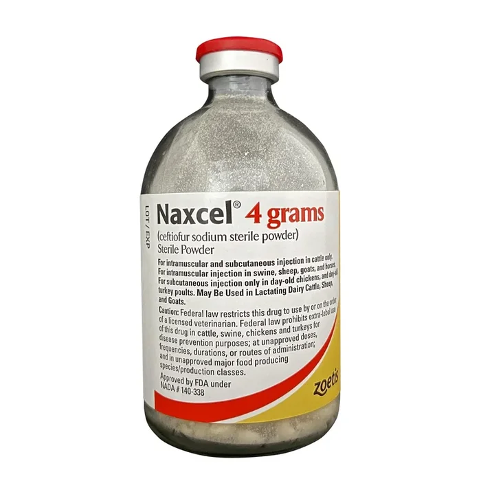 Rx Naxcel (ceftiofur sodium) Sterile Powder