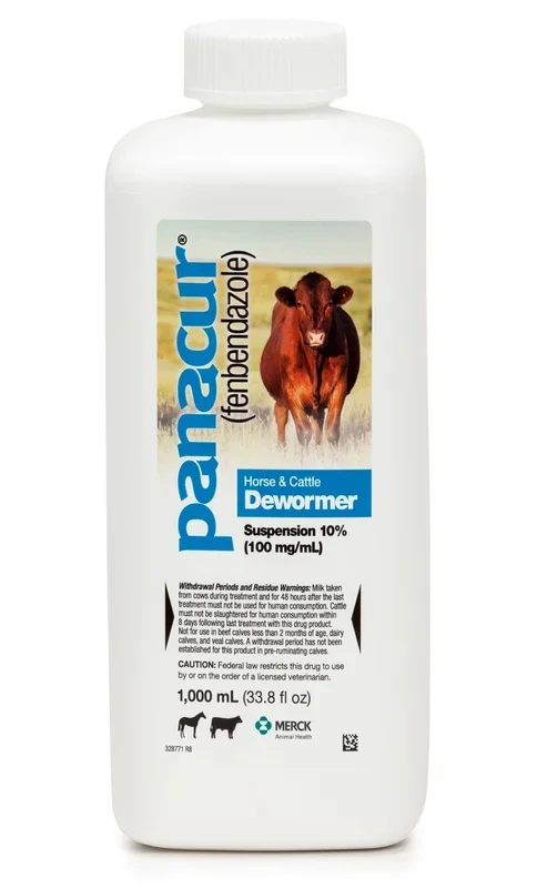 Rx Panacur 10% Suspension Dewormer for Horses & Cattle