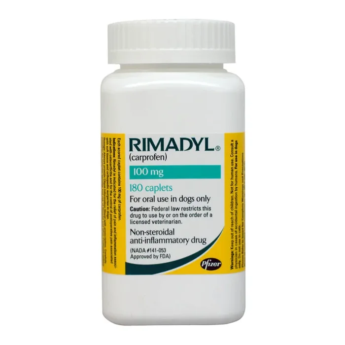 Rx Rimadyl (carprofen) Caplets for Dogs