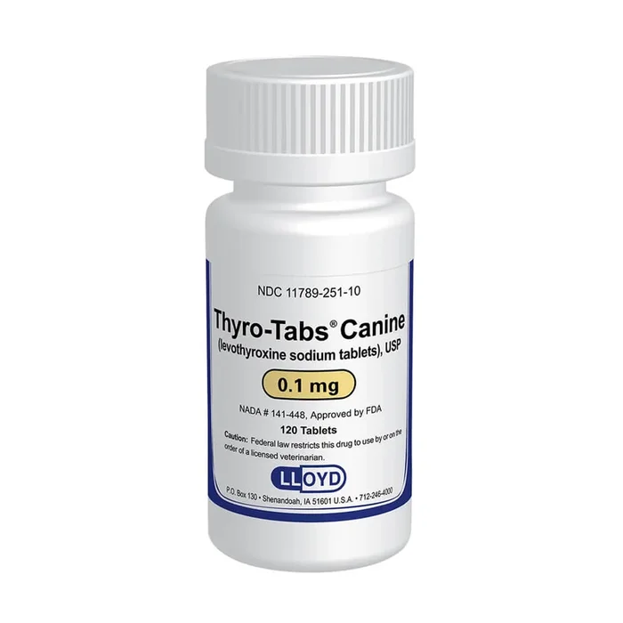 Rx Thyro-Tabs (levothyroxine sodium) Tablets for Dogs