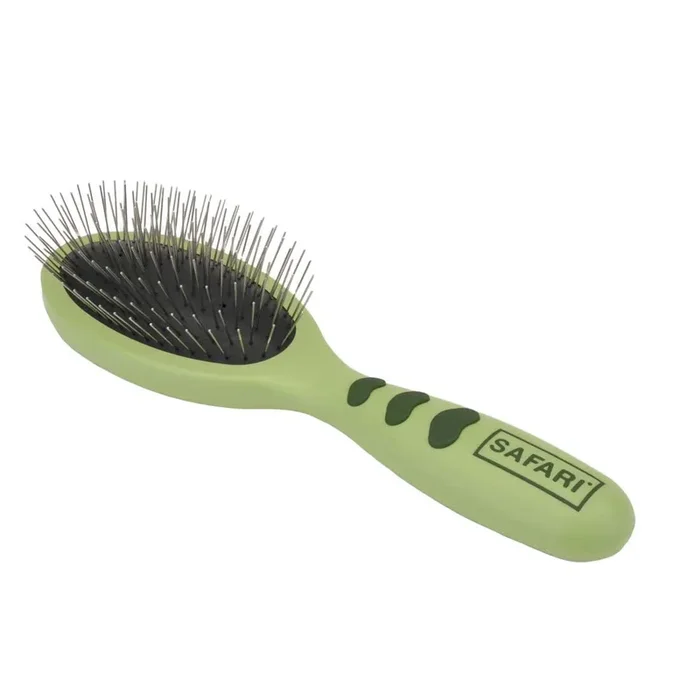 Safari Wire Pin Brush with Plastic Handle – Small