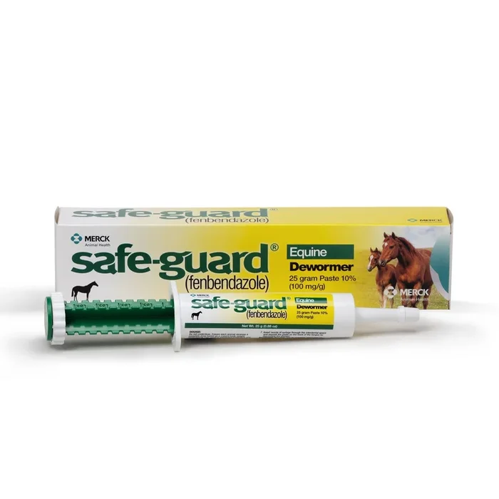 Safe-Guard 10% Fenbendazole Horse Dewormer Paste, 25g – Broad-Spectrum Parasite Wormer