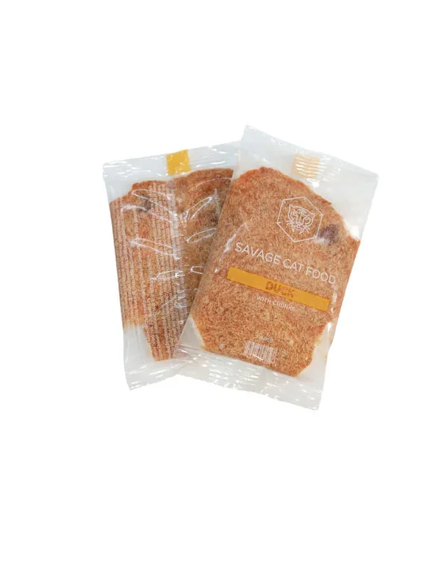 SAVAGE CAT Frozen Raw Cat Food Duck 3OZ