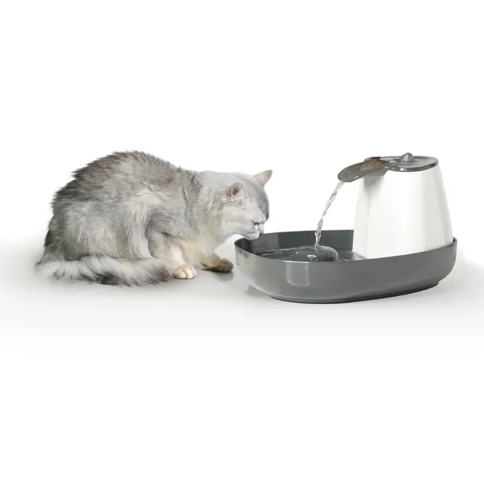 Savic Cascade Anthracite Water Fountain for Cats (Grey)
