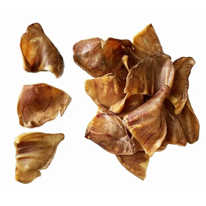 Scoochie Pig Ears Natural Dog Treats, 100 Pack Case
