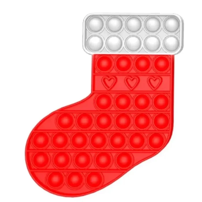 Sensory Fidget Toy Christmas Stocking Pop It