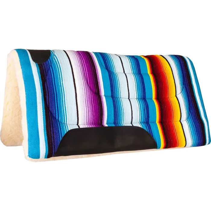 Serape Fleece Bottom Saddle Pad, 32″ x 32″