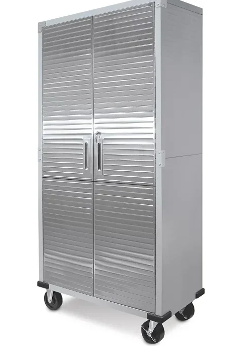 Seville Classics UltraHD Steel Tall Storage Cabinet, 36″ W x 18″ D x 72″ H
