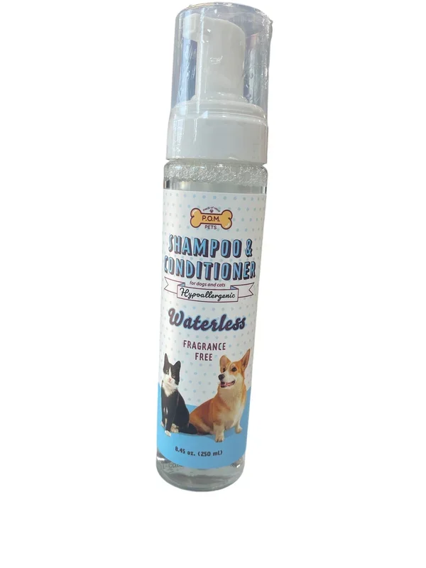 shampoo and conditioner hypoallergenic water less fragrance free for dogs and cats 8.45 oz