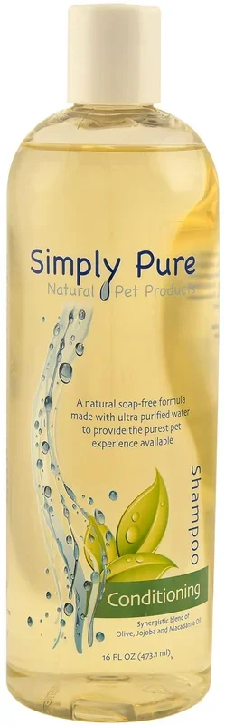 Simply Pure Pet Shampoo – Moisturizing White Tea Formula for Dry Skin & Long Hair