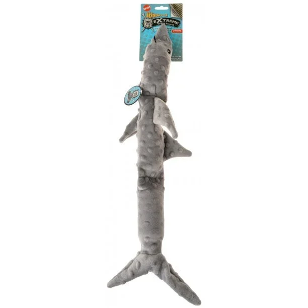 Skinneeez Extreme Triple Squeak Shark Toy