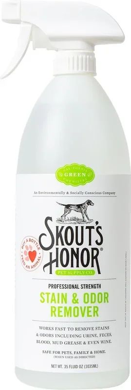 Skout’s Honor Dog Stain and Odor Remover, 35 fl. oz.
