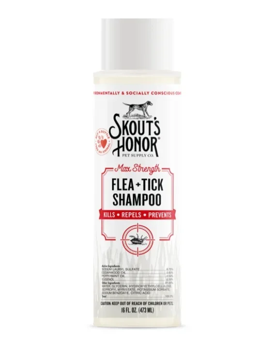 Skout’s Honor Flea + Tick Shampoo for Dogs 16oz