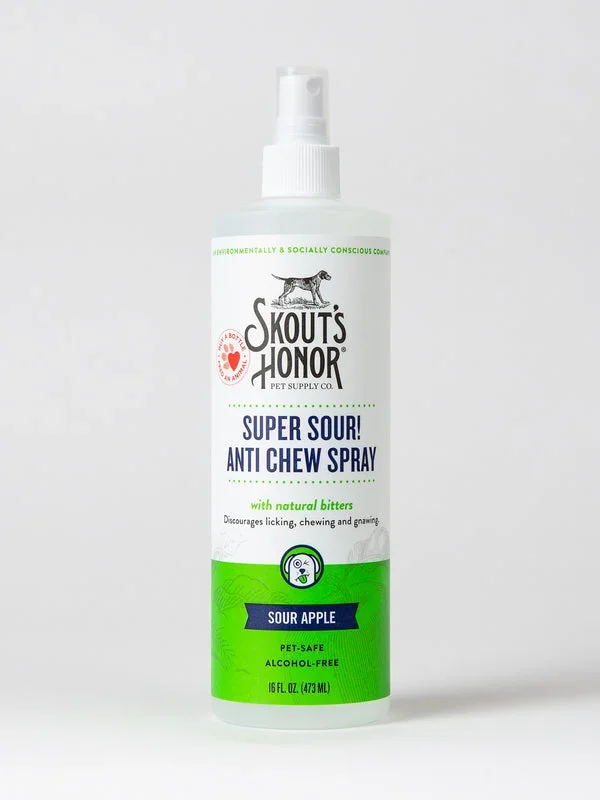 Skout’s Honor Super Sour! Anti Chew Spray for Dogs