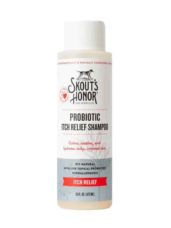 Skout’s Probiotic Shampoo Itch Relief-16 oz