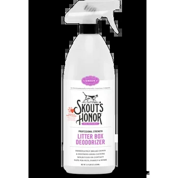 SKOUTS HONOR CLEANING LITTER BOX DEODORIZER 35 OZ PURPLE LABEL