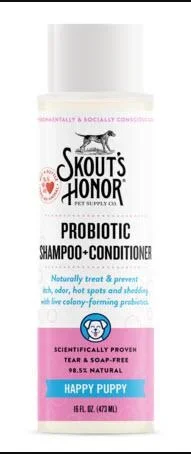 Skouts Honor Grooming Happy Puppy Shampoo + Conditioner 16oz
