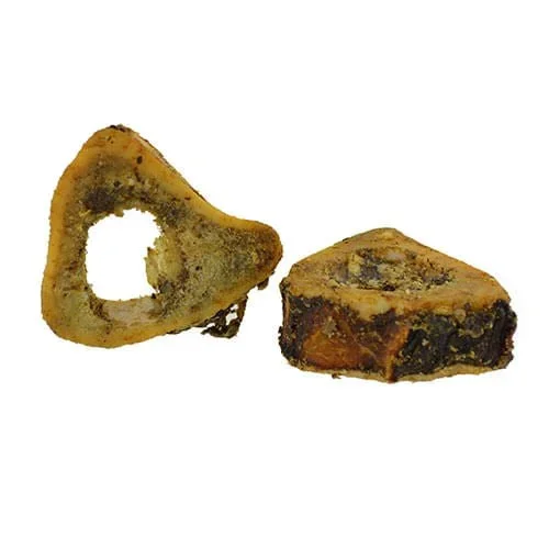 Small Center Beef Bones Natural Dog Chews – Oven-Roasted Dog Treats for Small to Medium Dogs, USA Made