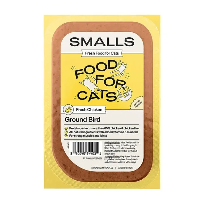 SMALLS Gently Cooked Cat Food Ground Chicken 5 OZ