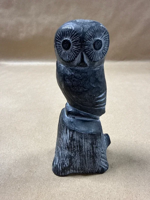 Soapstone Owl Figurine