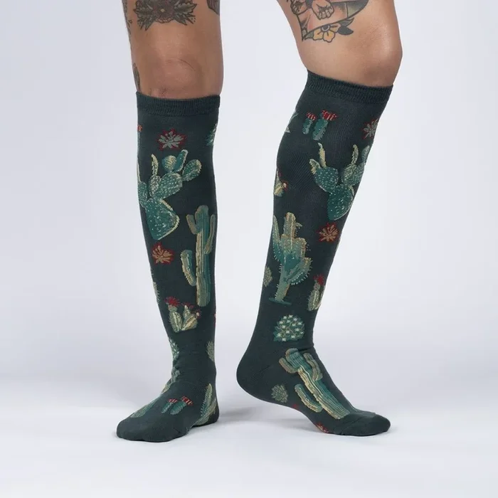Sock It To Me – Cactus Jungle Knee High
