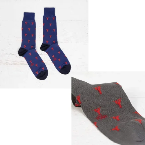 Sock It To Me – Lobster Men’s Dress Socks
