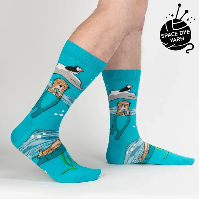 Sock It To Me – Socks Plays Well With Otters Men’s Crew