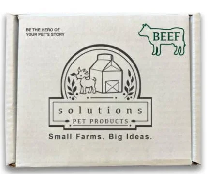 Solutions Frozen Dog Food Beef
