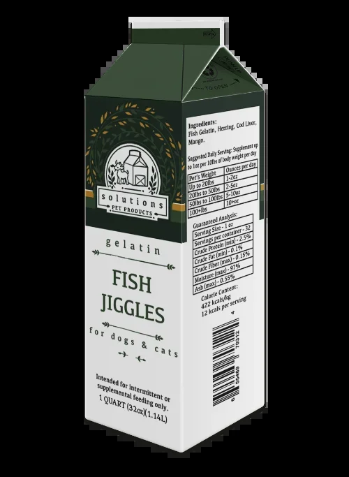 Solutions Pet Products Fish Jiggles Supplement