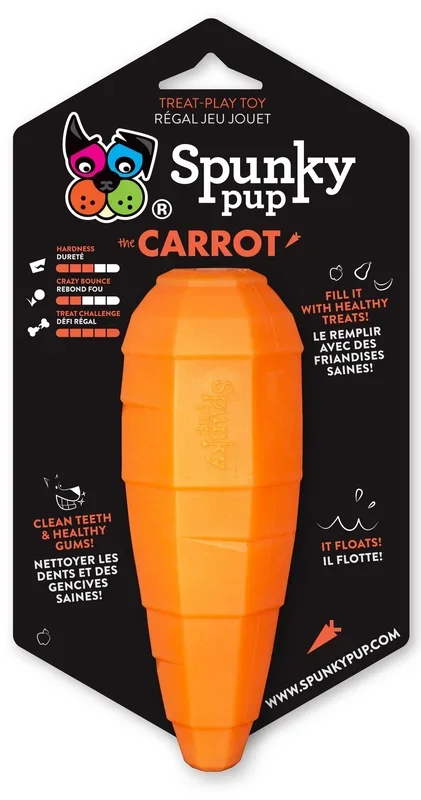 Spunky Pup – Treat Dispensing Fruits and Veggies – Carrot