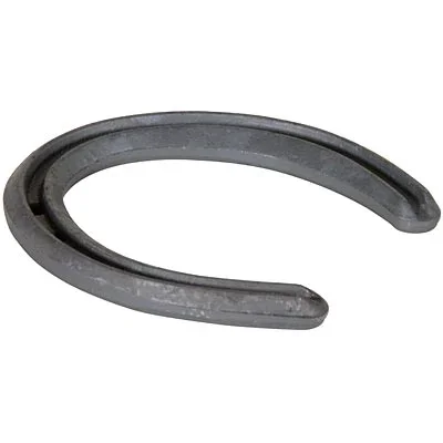 St. Croix Regular Weight Rim Steel Horseshoes – Forged Durable Hoof Shoes with Rolled Toe for Traction