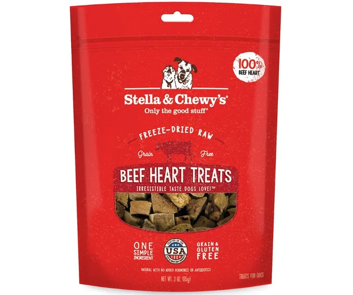 Stella & Chewy’s – Beef Heart Dog Treats