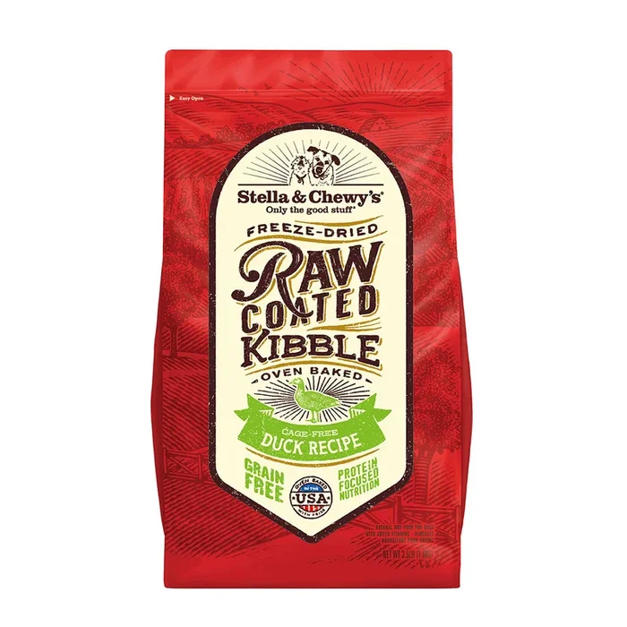 Stella & Chewy’s Cage-Free Duck Raw Coated Kibble