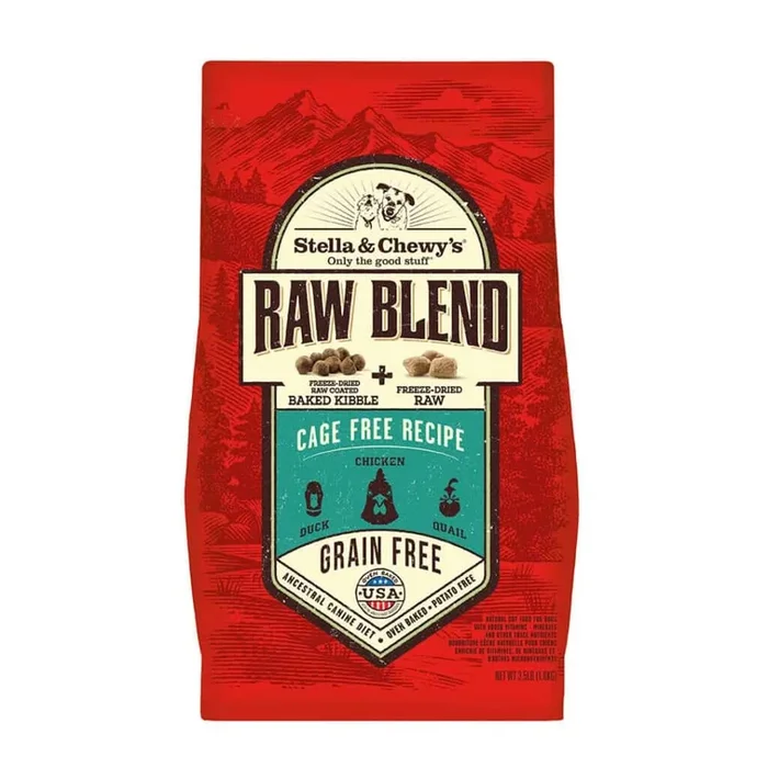 Stella & Chewy’s Cage-Free Raw Blend Kibble Dry Dog Food 22lb